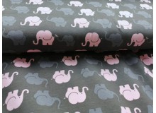 Jersey - Elephant Parade grau rosa
